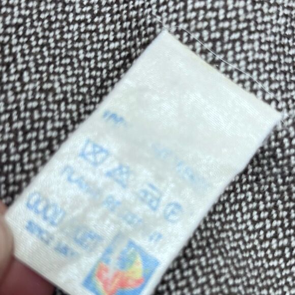 Air France Tweed Wool Class Throw Blanket 36x62 - Picture 11 of 11